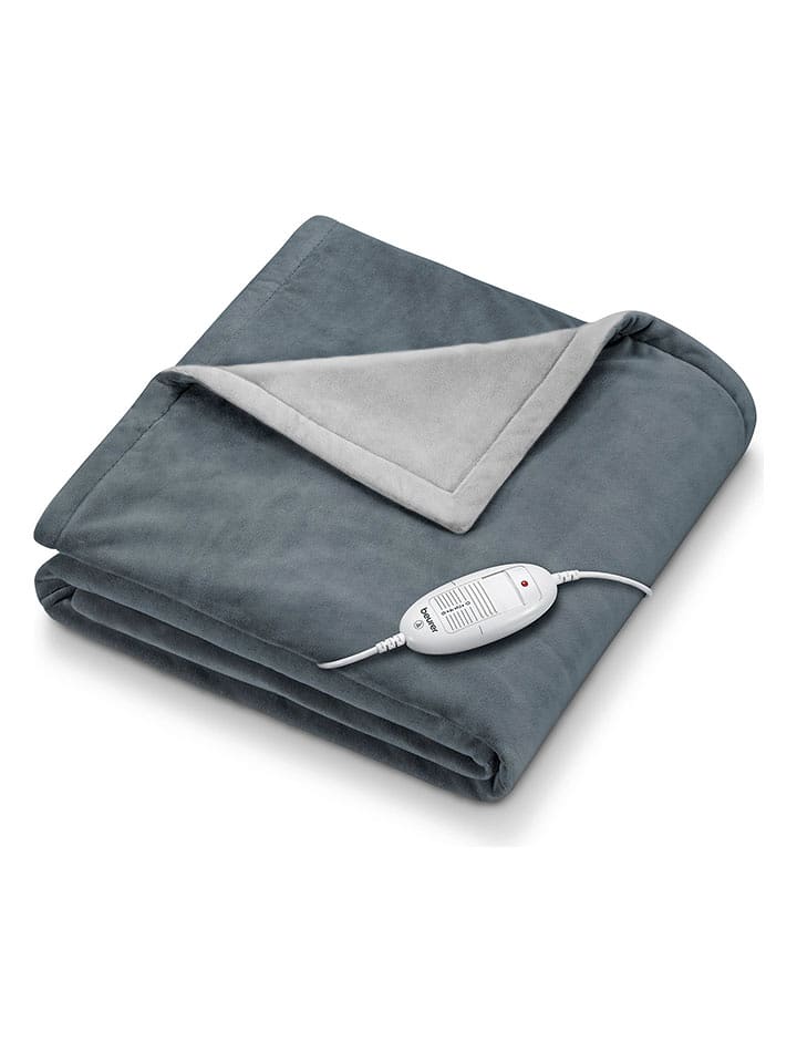 Beurer Koc elektryczny "HD 75" w kolorze szarym - 180 x 130 cm rozmiar: onesize