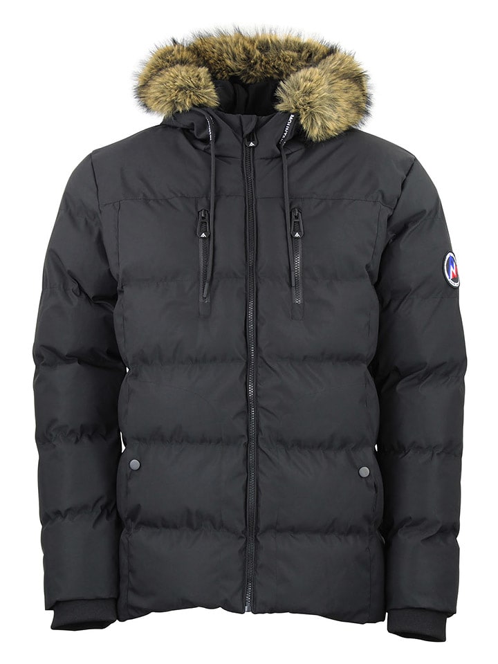 Peak Mountain Kurtka zimowa "Canory" w kolorze czarnym rozmiar: XL