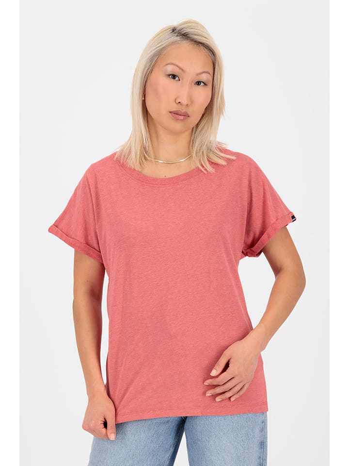 alife and kickin Koszulka "Malaika" w kolorze brzoskwiniowym rozmiar: XS