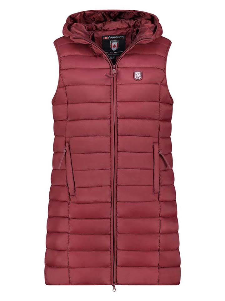 Canadian Peak Kamizelka pikowana "Vakitaleak" w kolorze bordowym rozmiar: XXL