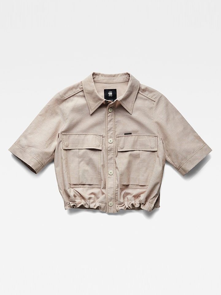 G-Star Bluzka w kolorze beżowym rozmiar: L