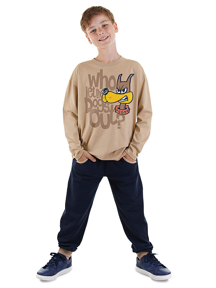 Denokids 2-częściowy zestaw w kolorze beżowo-granatowym rozmiar: 128