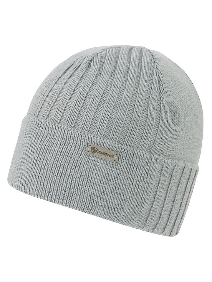Ziener Czapka beanie "Isafin" w kolorze szarym rozmiar: onesize