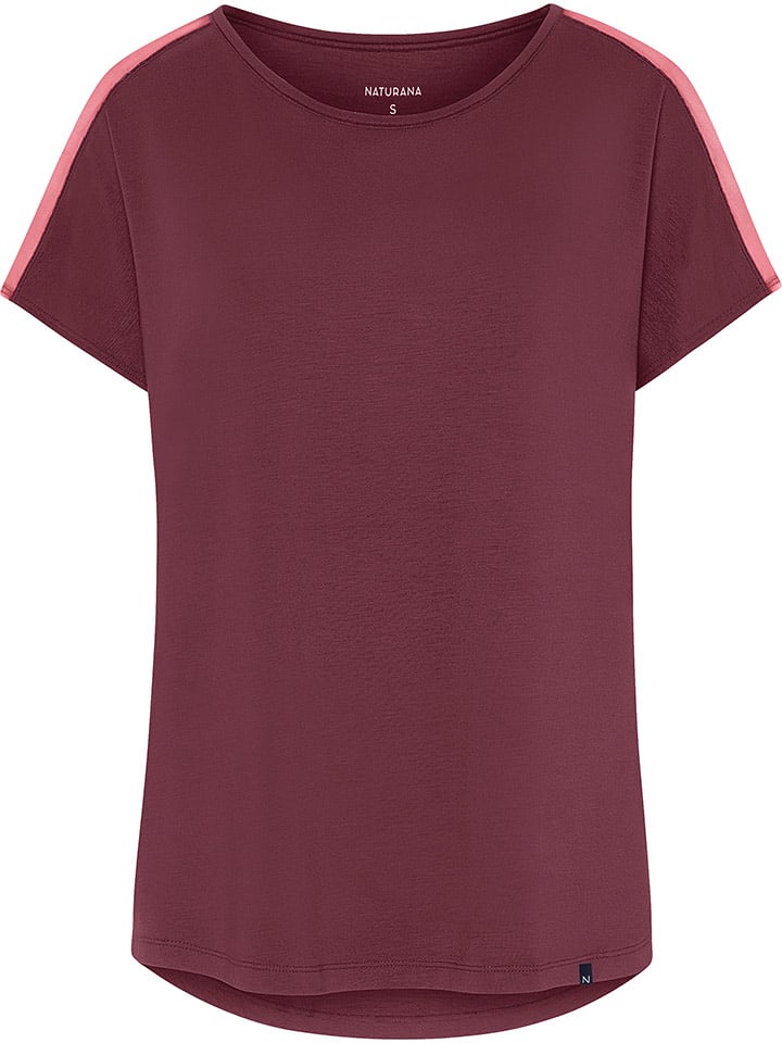 Naturana Koszulka w kolorze bordowym rozmiar: S