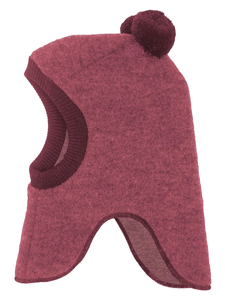 MaxiMo Wełniana kominiarka w kolorze różowym rozmiar: 53 cm