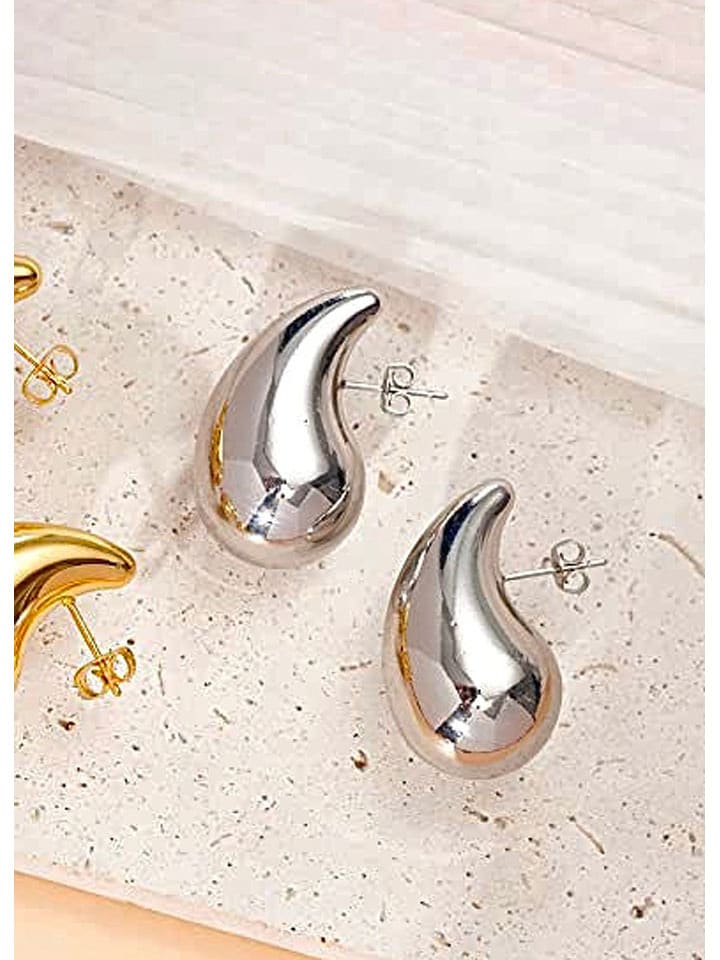 Nakkash Posrebrzane kolczyki-wkrętki rozmiar: onesize