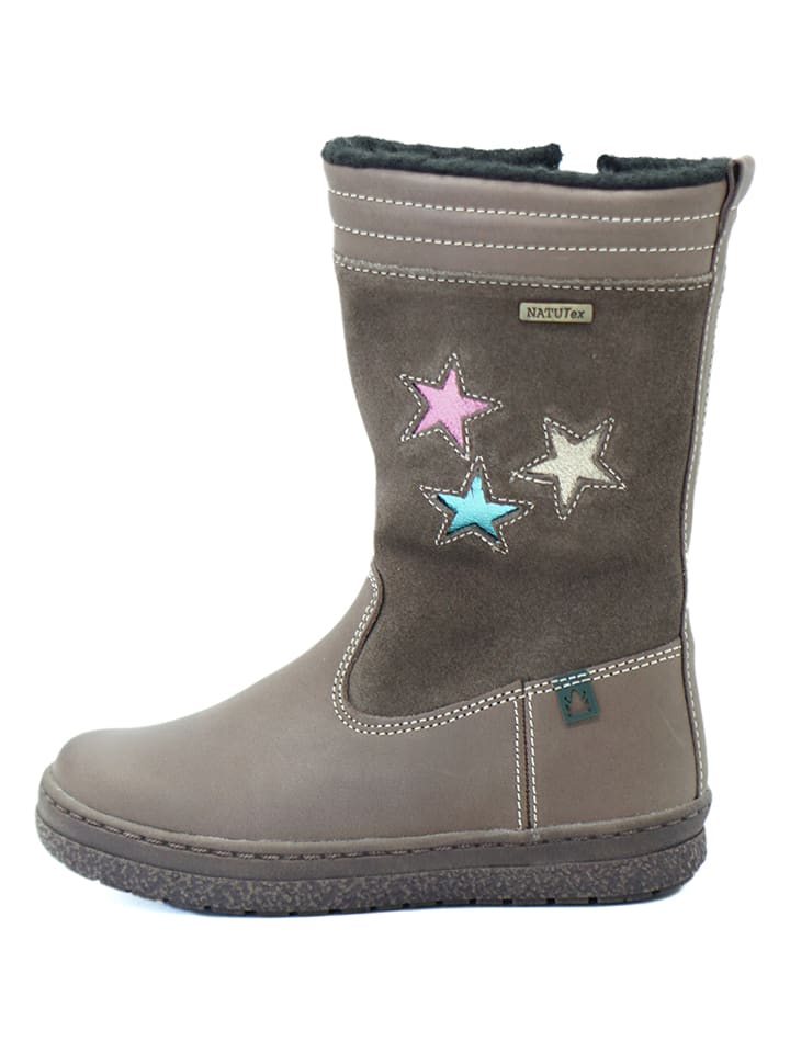 El Naturalista Skórzane kozaki zimowe w kolorze brązowym rozmiar: 29