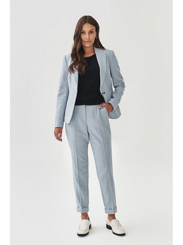 TATUUM Spodnie w kolorze błękitnym rozmiar: 38