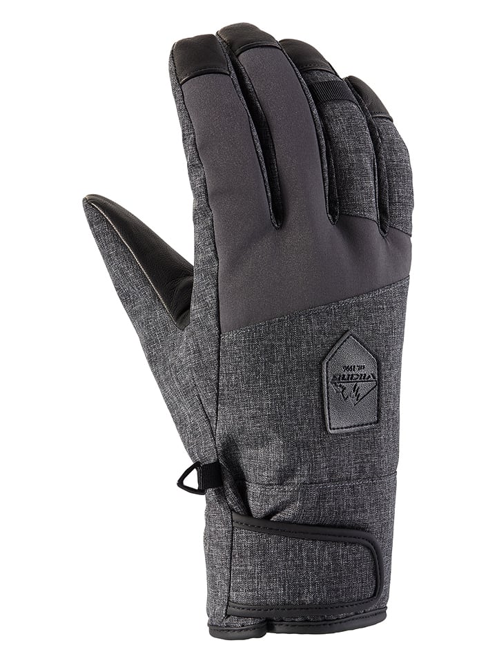 Viking Rękawiczki narciarskie "Hjort" w kolorze szarym rozmiar: 9