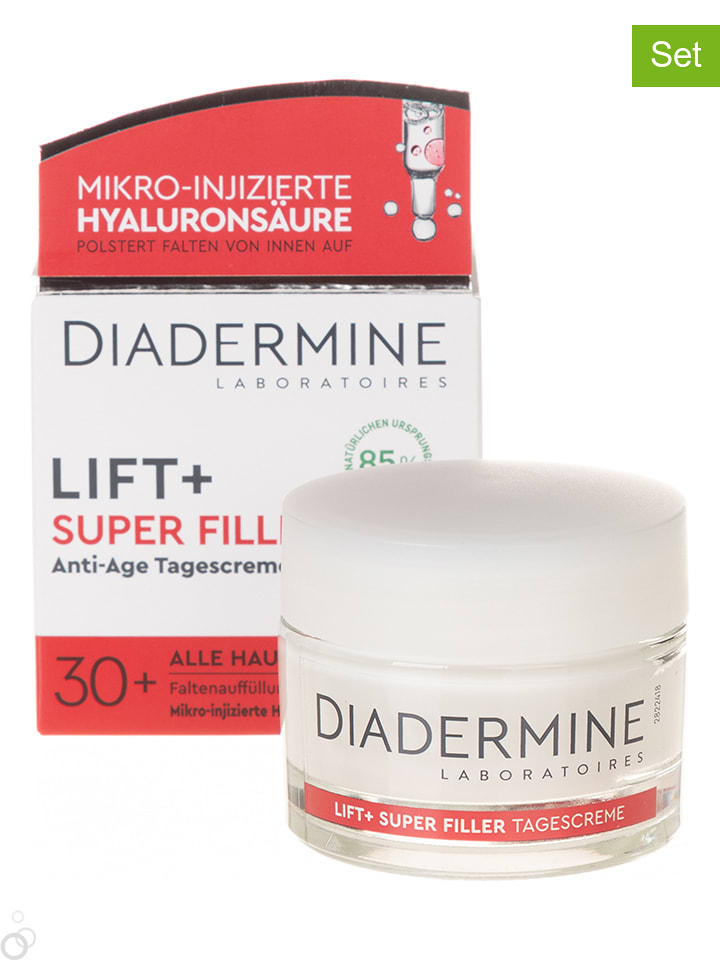 DIADERMINE Kremy na dzień (3 szt.) "Lift+Super Filler" - po 50 ml rozmiar: onesize