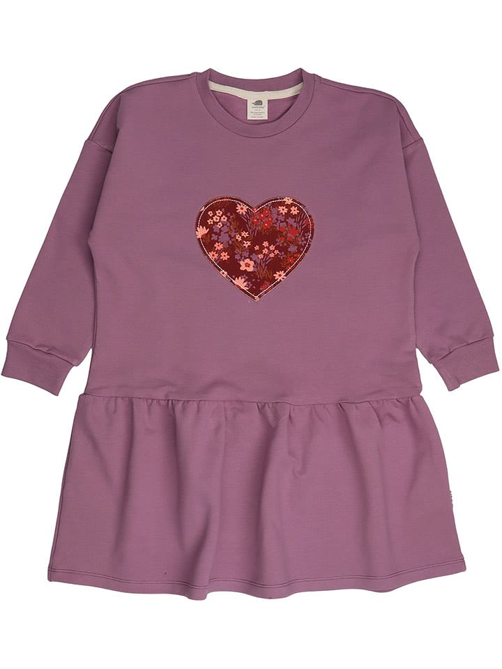 Walkiddy Sukienka dresowa w kolorze fioletowo-czerwonym rozmiar: 110