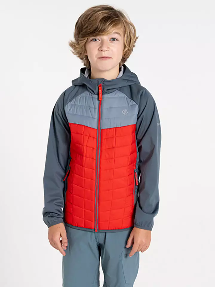 Dare 2b Kurtka hybrydowa "Explore II" w kolorze czerwono-szarym rozmiar: 128