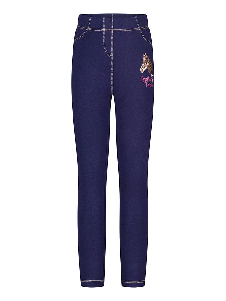 Salt and Pepper Jegginsy "Horse" w kolorze granatowym rozmiar: 128