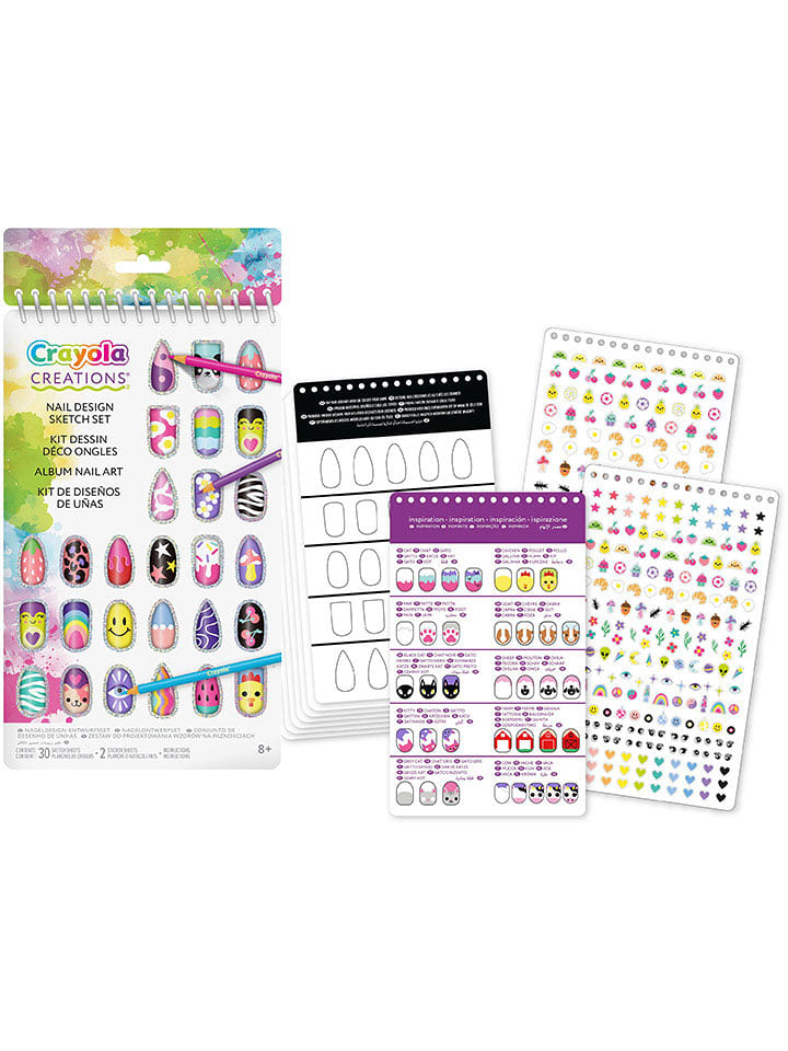 Crayola Zestaw kreatywny "Nail Art Album" - 8+ rozmiar: onesize
