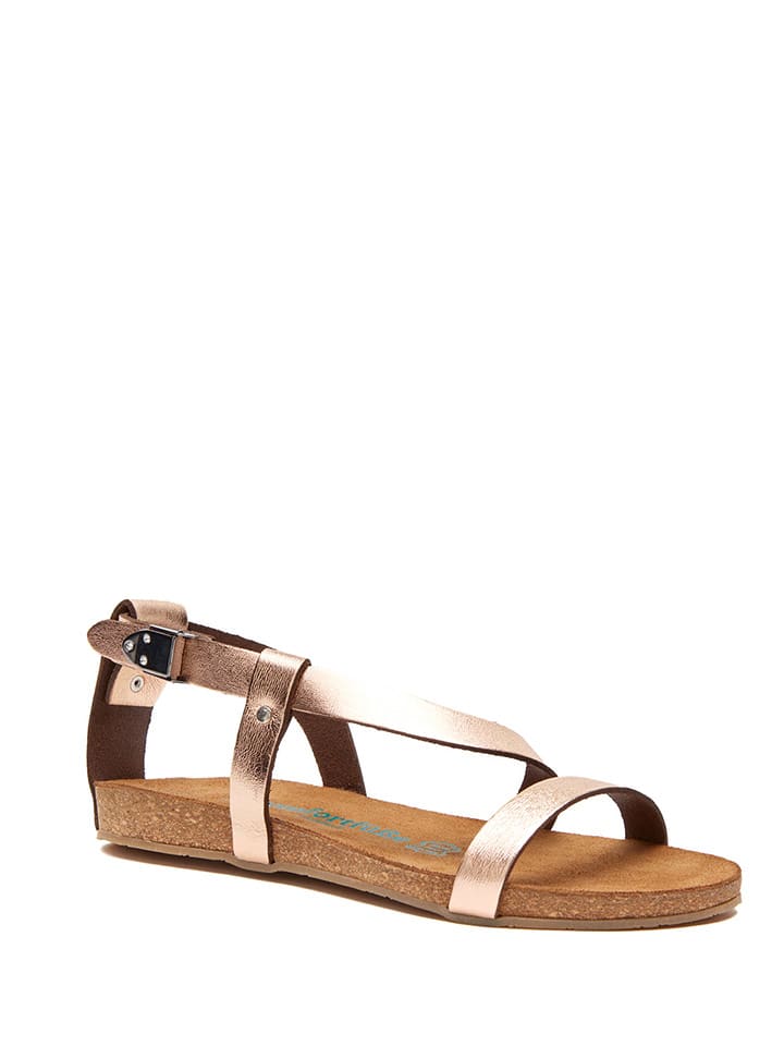 Comfortfusse Skórzane sandały w kolorze złotym rozmiar: 42