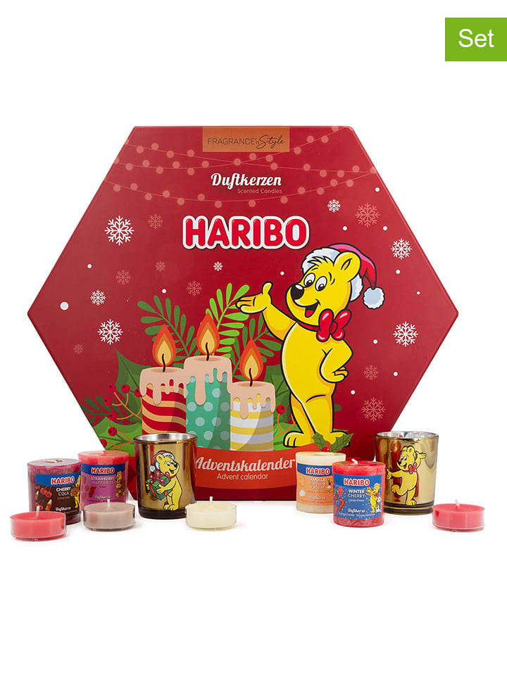 Haribo 24-częściowy kalendarz adwentowy "Haribo Votives & Teelichter" rozmiar: onesize