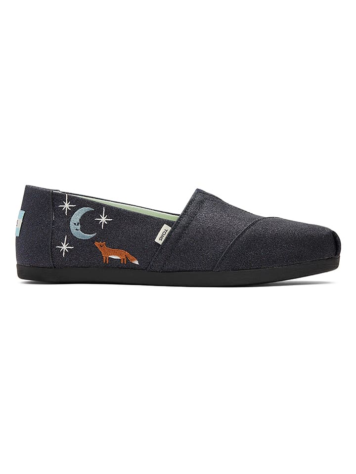 TOMS Slippersy "Alpargata" w kolorze granatowym rozmiar: 36