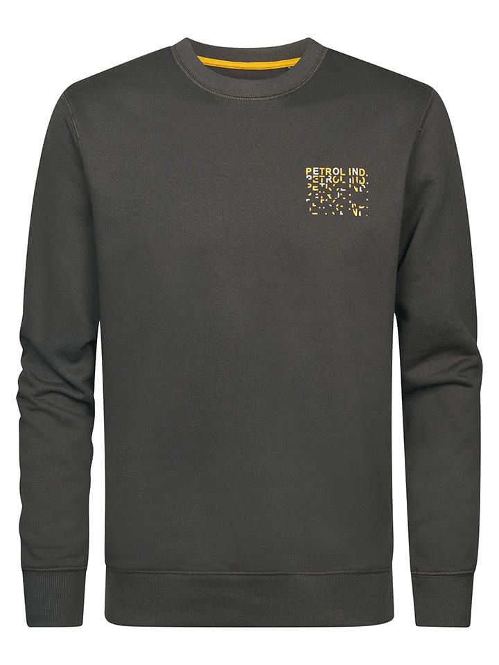 Petrol Industries Bluza w kolorze szarobrązowym rozmiar: 3XL