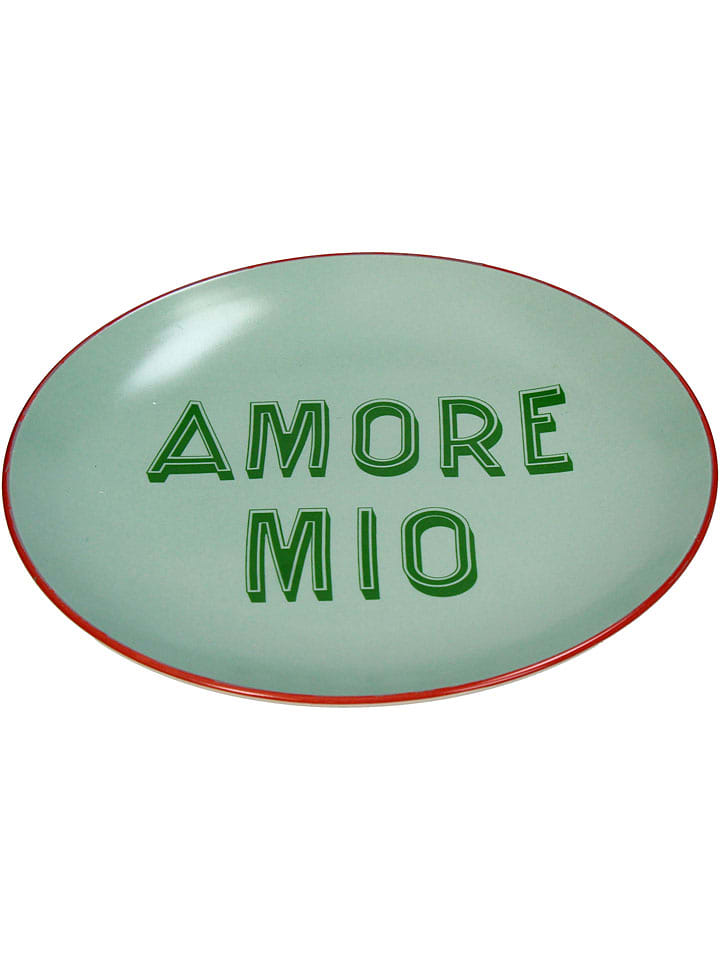 Kersten Talerz śniadaniowy "Amore Mio" w kolorze miętowo-zielonym - Ø 20,5 cm rozmiar: onesize
