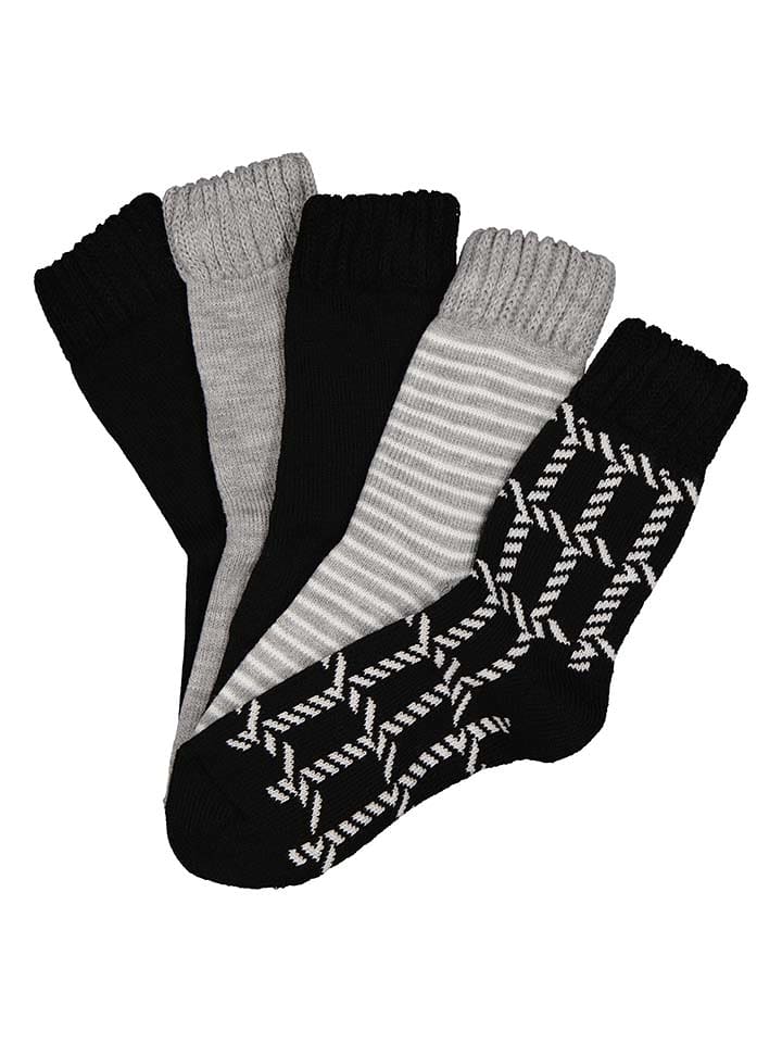 Socks Performance Skarpety (5 par) w kolorze czarno-szarym rozmiar: 39-42