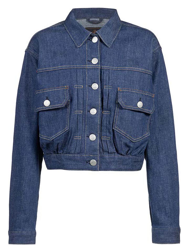 Herrlicher Kurtka dżinsowa "Dotty" w kolorze granatowym rozmiar: L