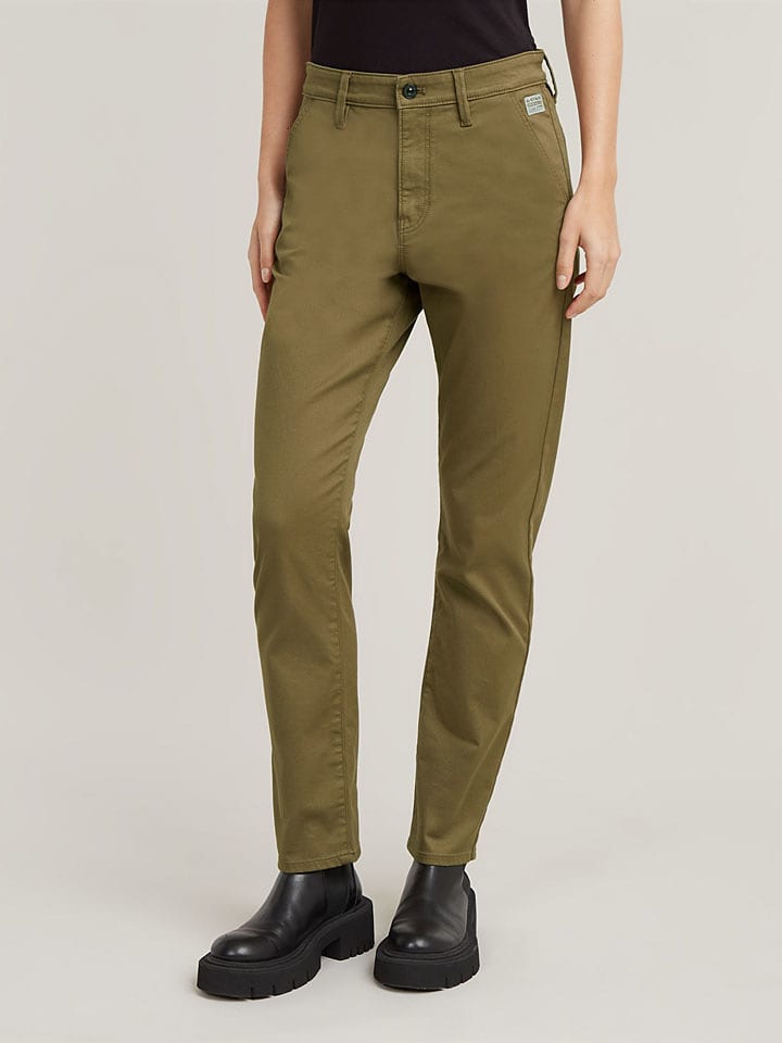 G-Star Spodnie chino w kolorze khaki rozmiar: W32/L30