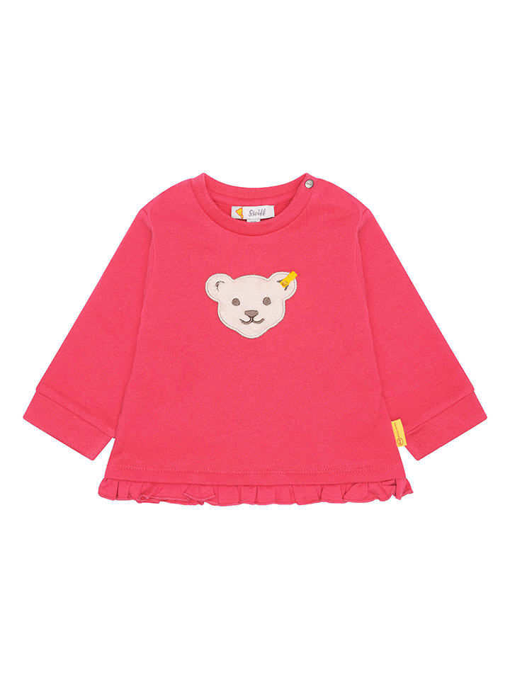 Steiff Bluza w kolorze różowym rozmiar: 74