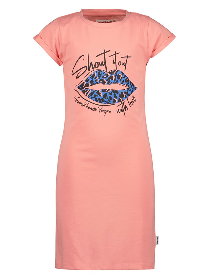 Vingino Sukienka "Pam" w kolorze jasnoróżowym rozmiar: 152