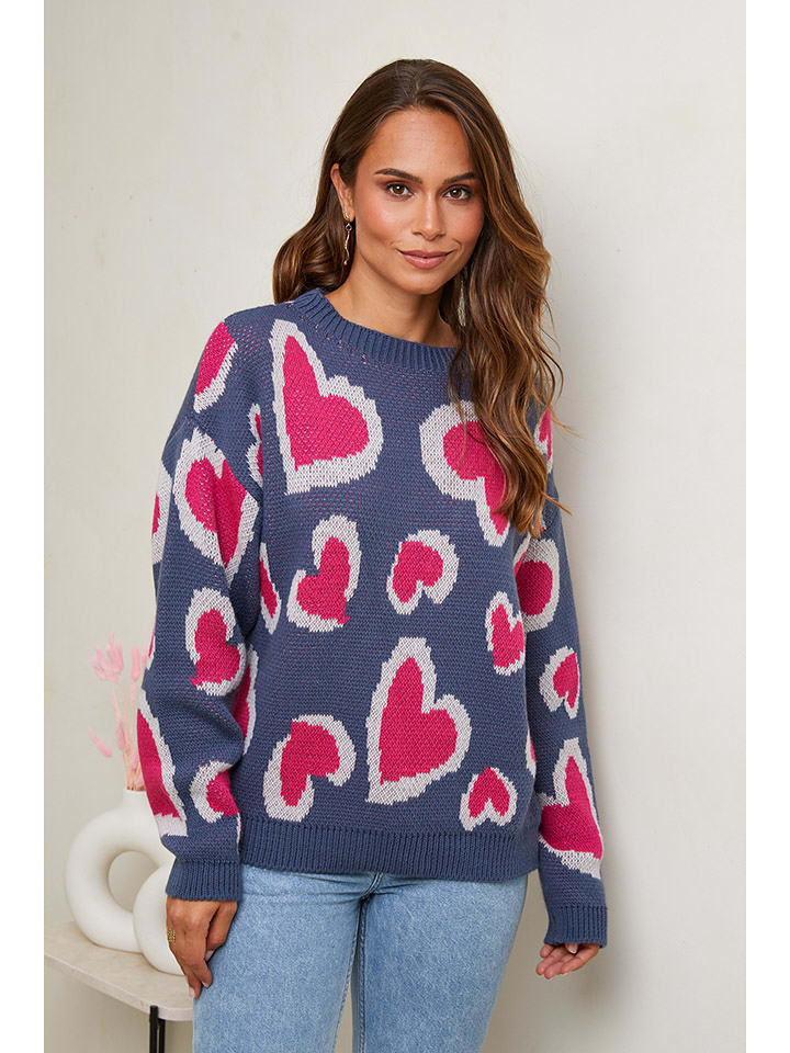 L'armoire de Suzette Sweter w kolorze niebieskim rozmiar: 36/38