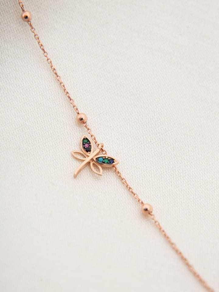 Lodie Silver Srebrna bransoletka z zawieszką na kostkę rozmiar: onesize