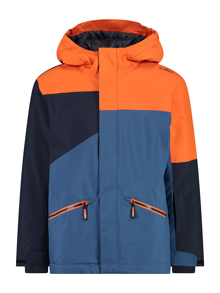 CMP Kurtka narciarska w kolorze niebiesko-pomarańczowym rozmiar: 128