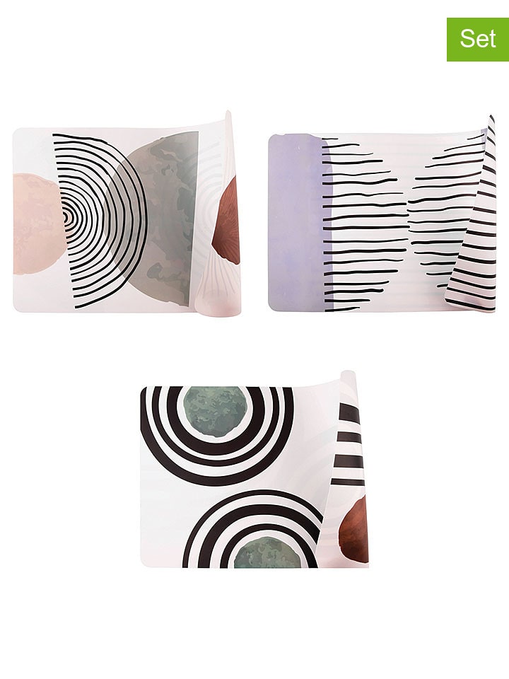 Villa d´Este Podkładki stołowe (6 szt.) "Venice" ze wzorem - 30 x 45 cm rozmiar: onesize