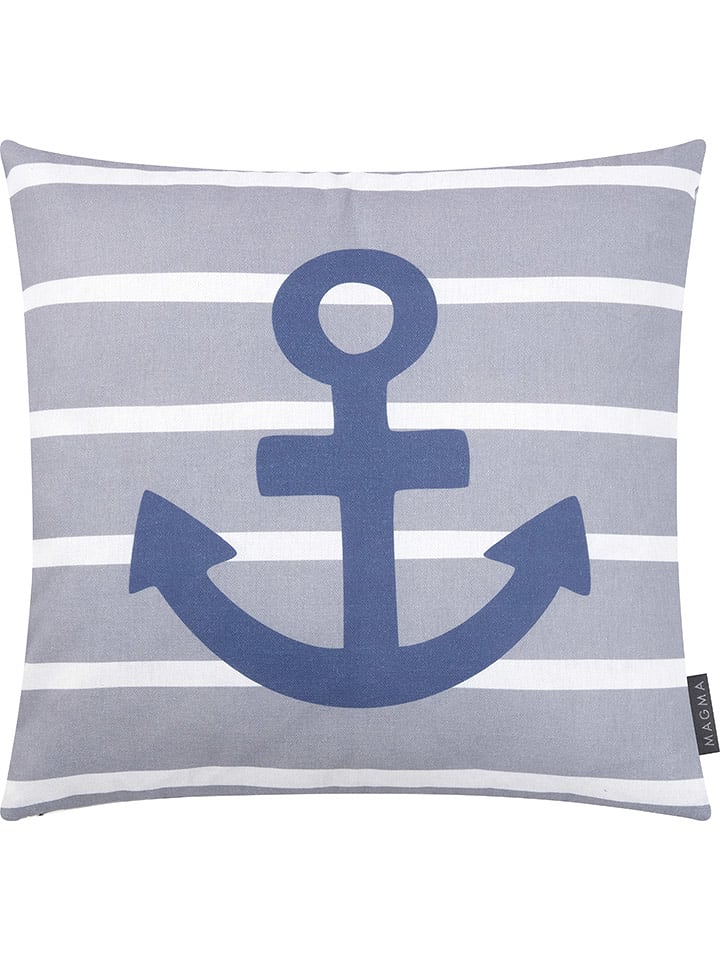 Magma Heimtex Poszewka "Seafriends" w kolorze niebieskim na poduszkę - 45 x 45 cm rozmiar: onesize