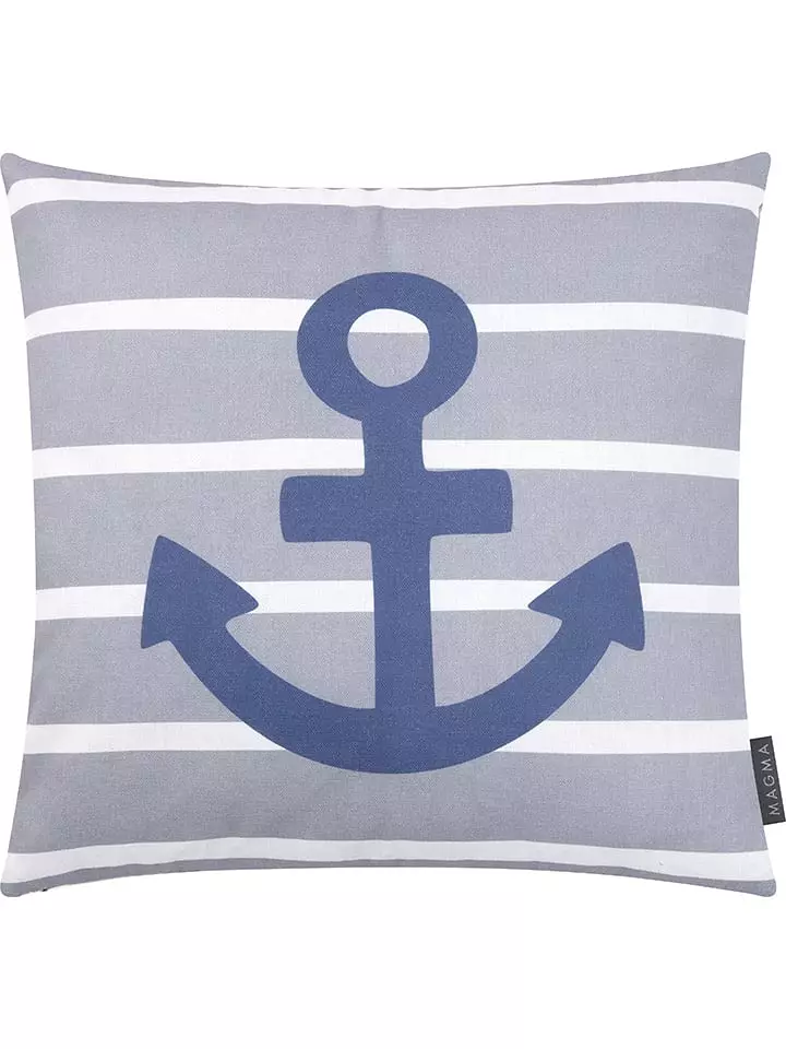 Magma Heimtex Poszewka "Seafriends" w kolorze niebieskim na poduszkę - 45 x 45 cm rozmiar: onesize