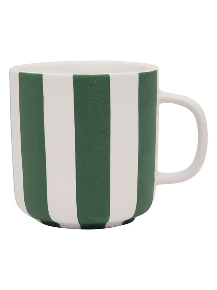 OYOY living design Kubek "Toppu" w kolorze kremowo-zielonym do kawy - 350 ml rozmiar: onesize