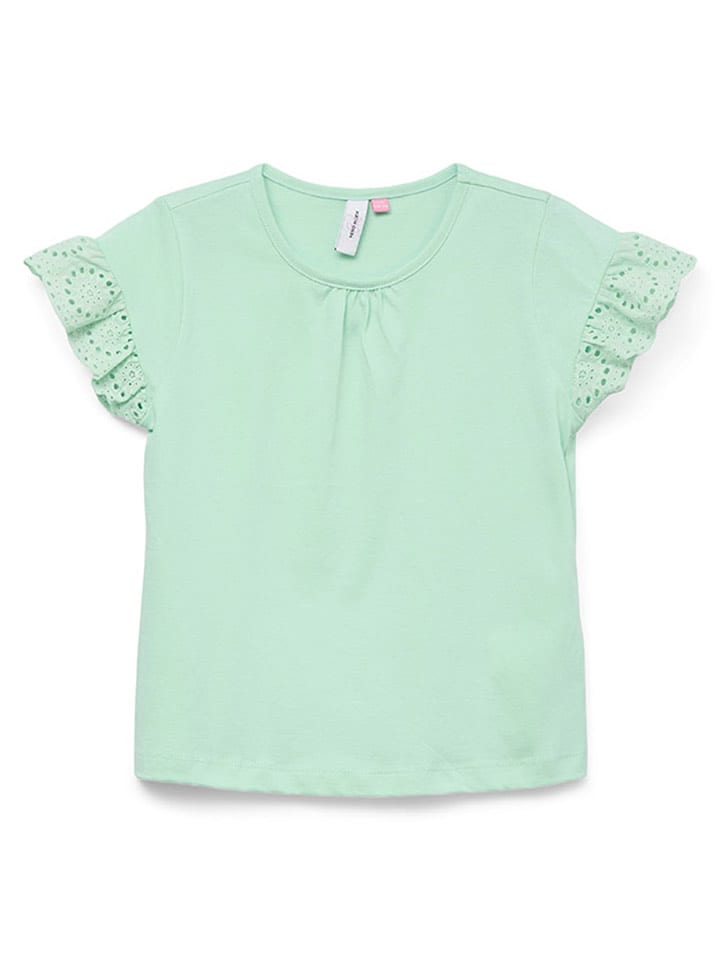 Vero Moda Girl Koszulka "Panna Charly" w kolorze jasnozielonym rozmiar: 146/152