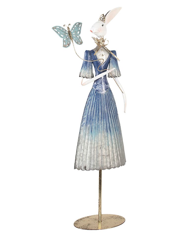 Clayre & Eef Dekoracja w kolorze niebieskim - 26 x 73 x 12 cm rozmiar: onesize