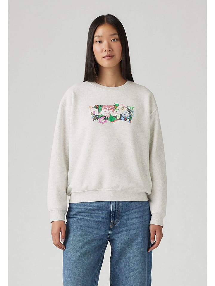 Levi's Sweter w kolorze jasnoszarym rozmiar: L