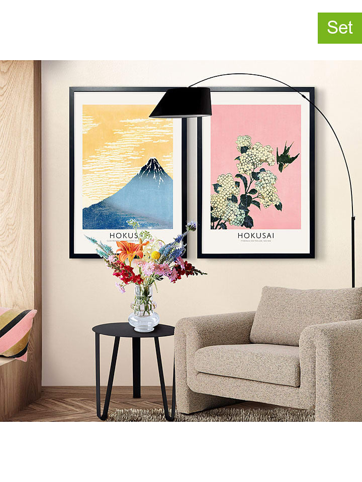 Orangewallz Druki artystyczne (2 szt.) w ramce rozmiar: 61x91,5 cm