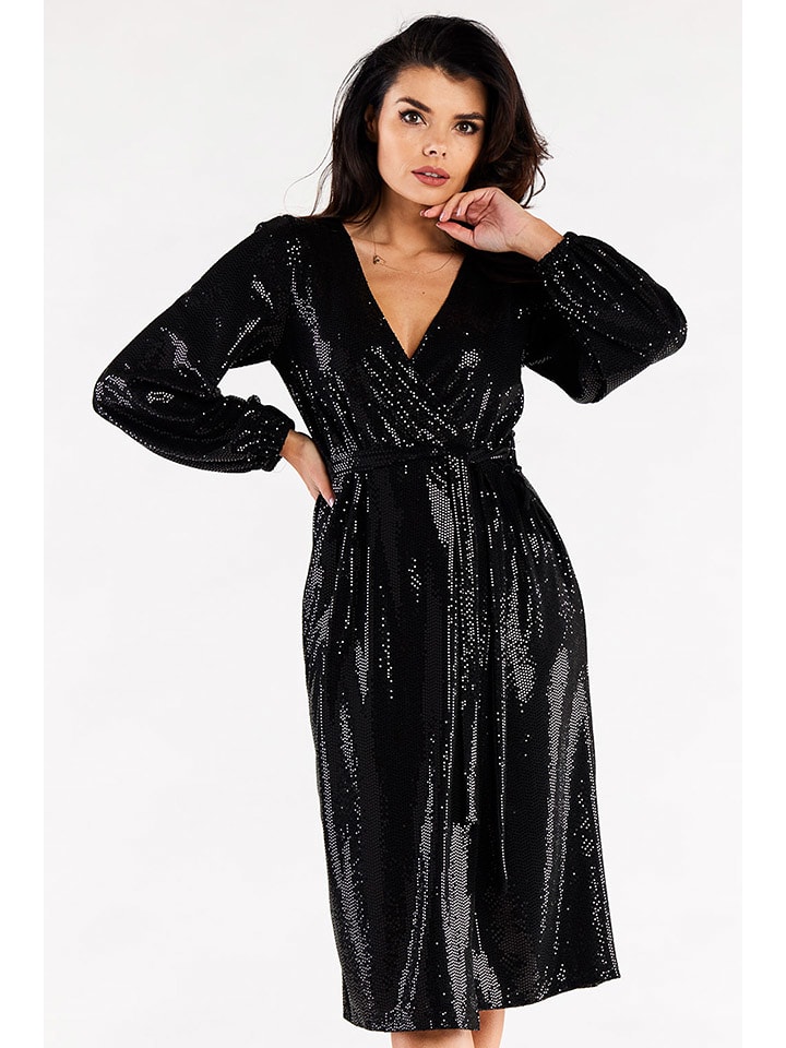 Awama Sukienka w kolorze czarnym rozmiar: M