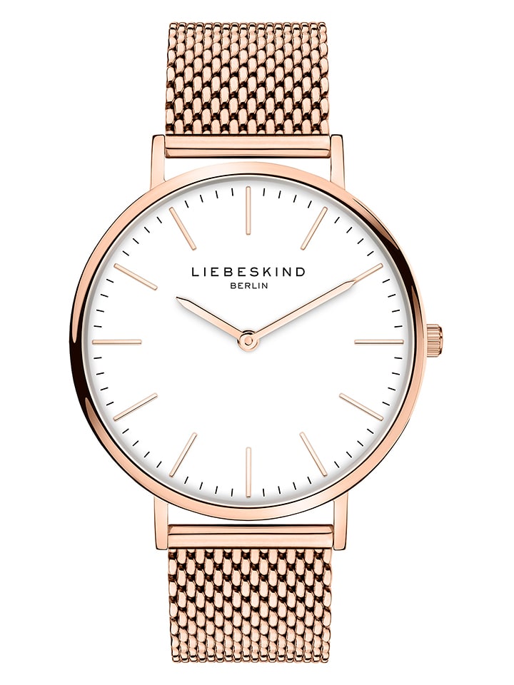 Liebeskind Zegarek kwarcowy w kolorze różowozłotym rozmiar: onesize