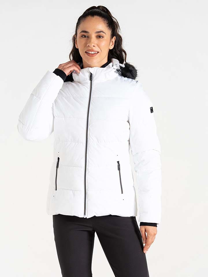 Dare 2b Kurtka narciarska "Glamorize V" w kolorze białym rozmiar: 40