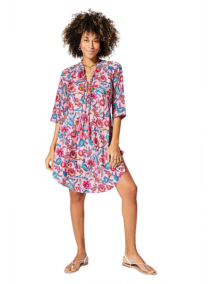 Aller Simplement Sukienka w kolorze jasnoróżowo-czerwonym rozmiar: 38/40