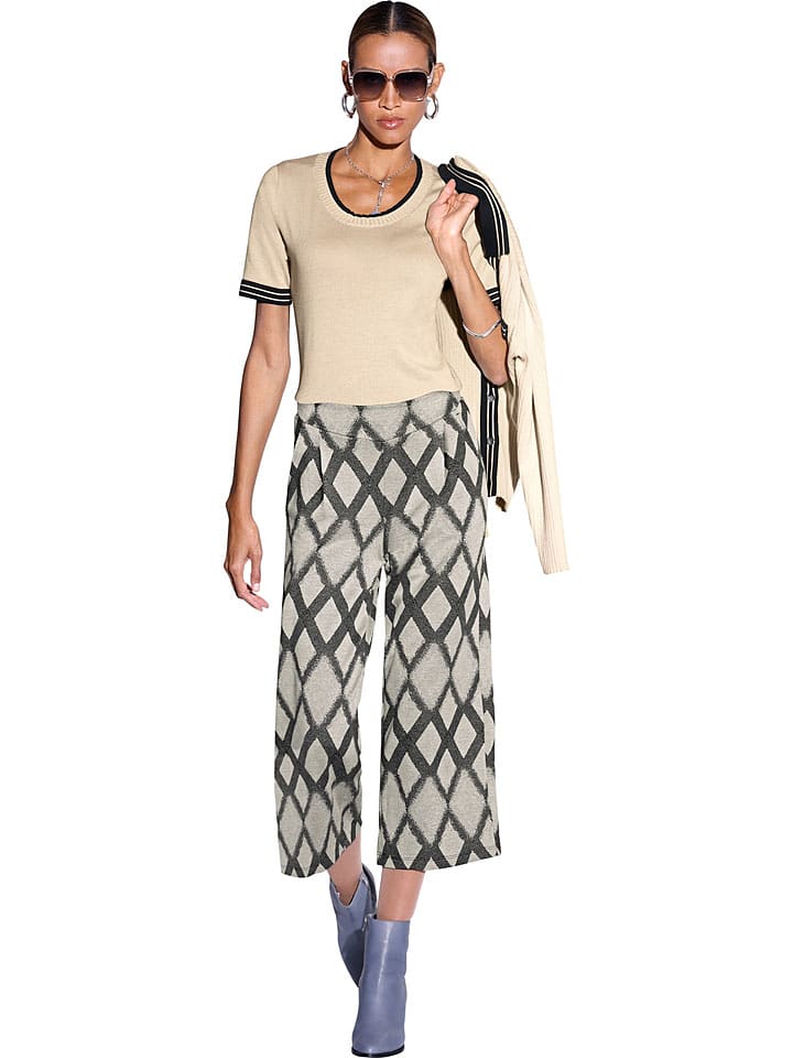 WITT WEIDEN Spodnie w kolorze beżowym rozmiar: 36