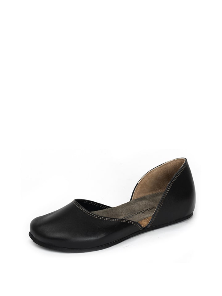 Comfortfusse Skórzane baleriny w kolorze czarnym rozmiar: 41