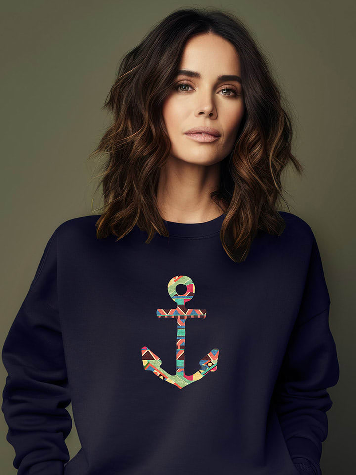 WOOOP Bluza w kolorze granatowym rozmiar: M