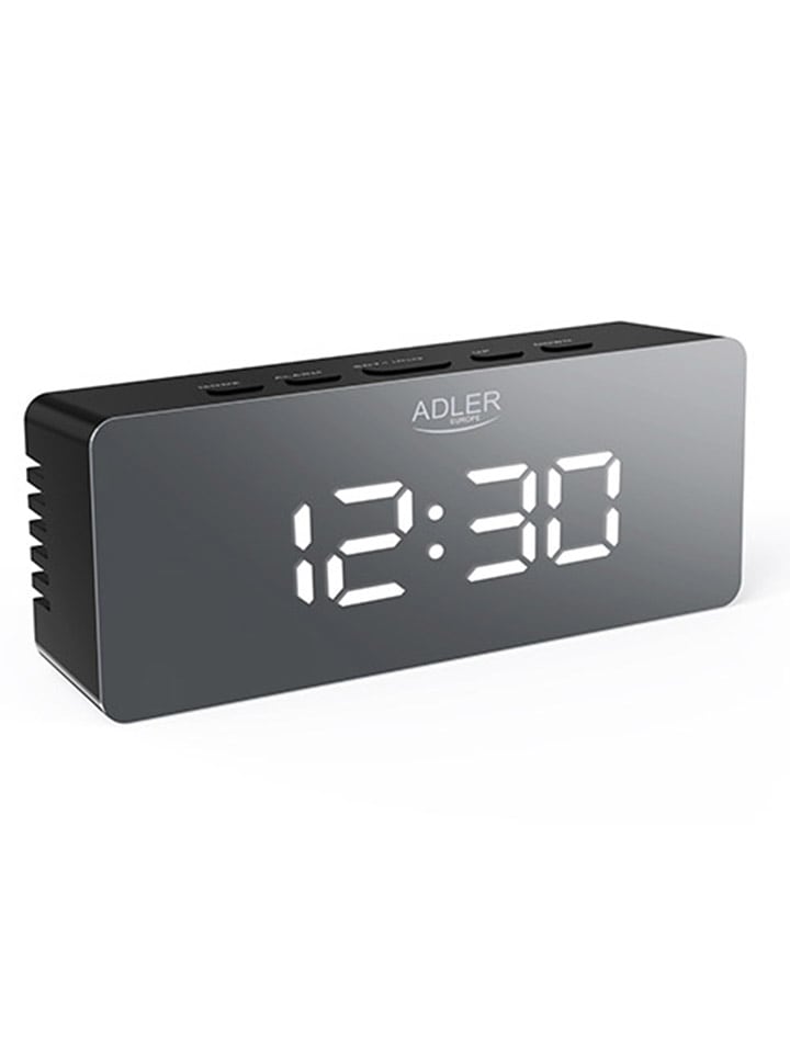 Adler Budzik cyfrowy w kolorze czarnym rozmiar: onesize