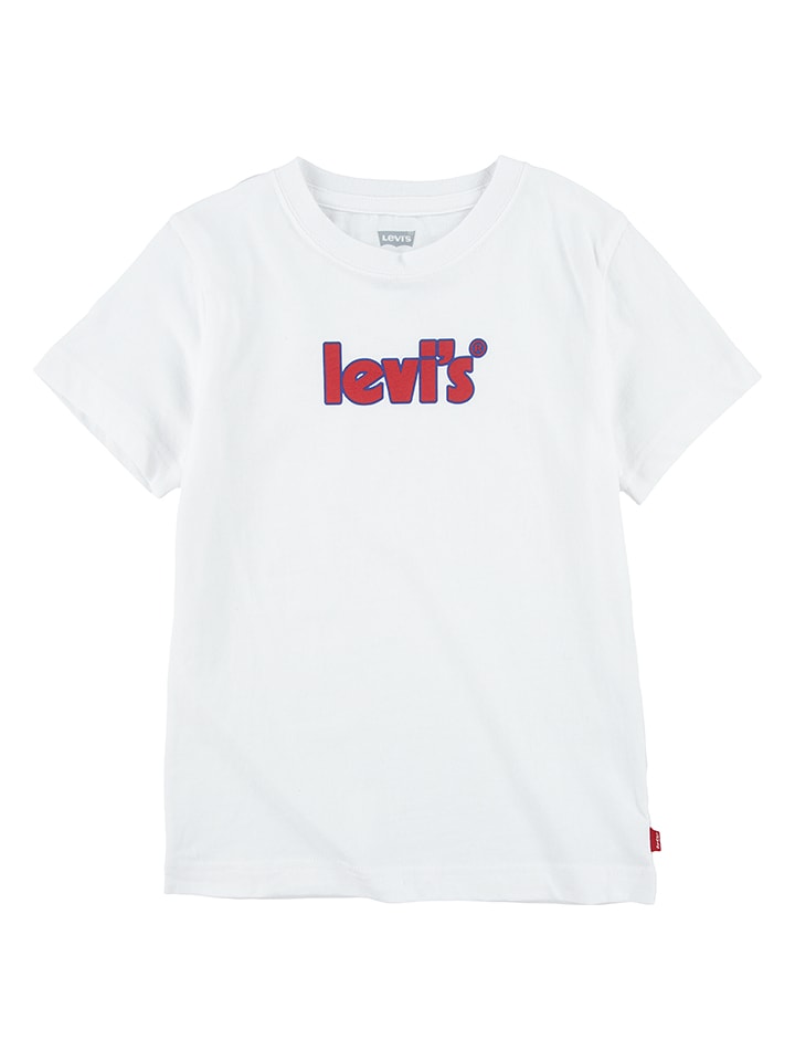Levi's Kids Koszulka w kolorze białym rozmiar: 140
