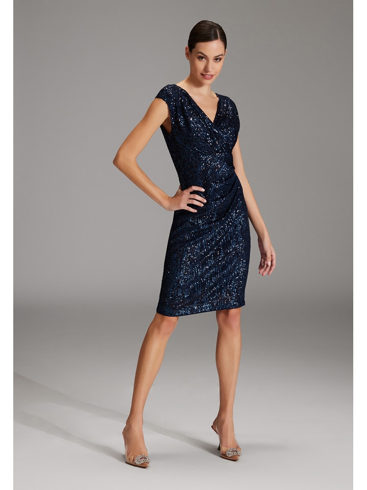 SWING Sukienka w kolorze granatowym rozmiar: 42