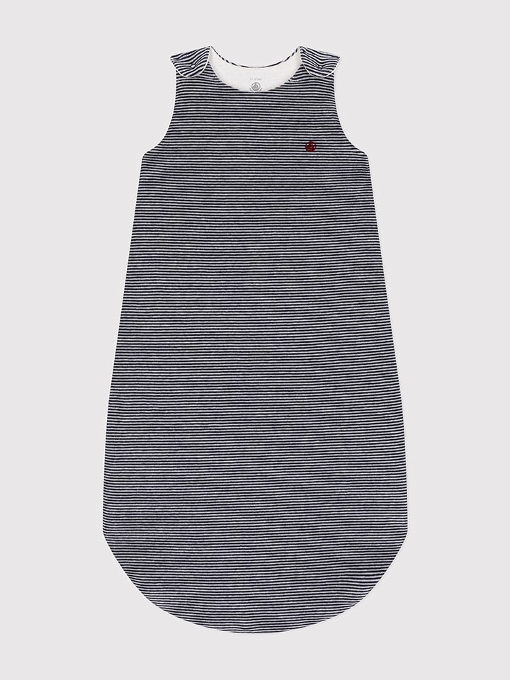 PETIT BATEAU Śpiworek w kolorze granatowo-białym rozmiar: 68